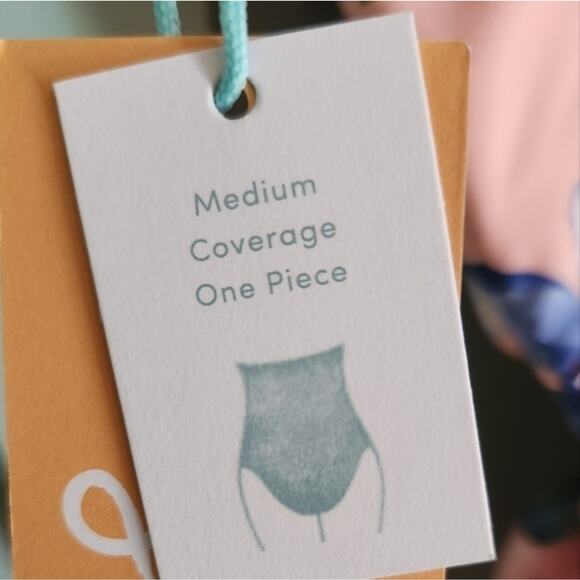 Kona Sol NWT One‎ Piece Bathing Suit Pink Floral Multiway Beach Vacation Medium - Picture 6 of 7